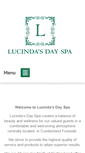 Mobile Screenshot of lucindasdayspa.com